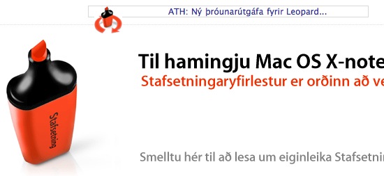 stafsetningarmolinn