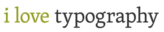 ilovetypography