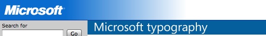 microsofttypography