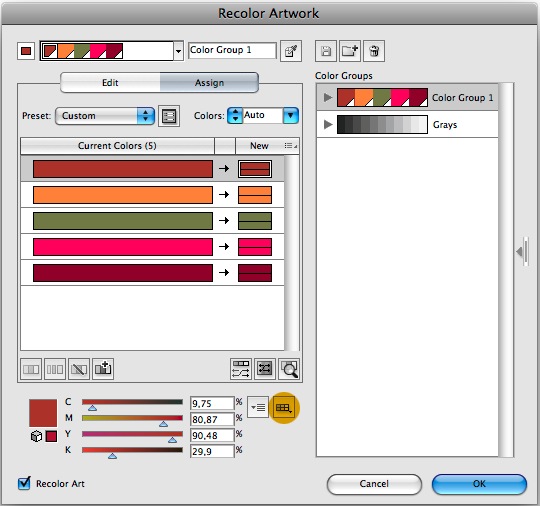 font.is » Convert CMYK swatches to Pantone numbers in Illustrator